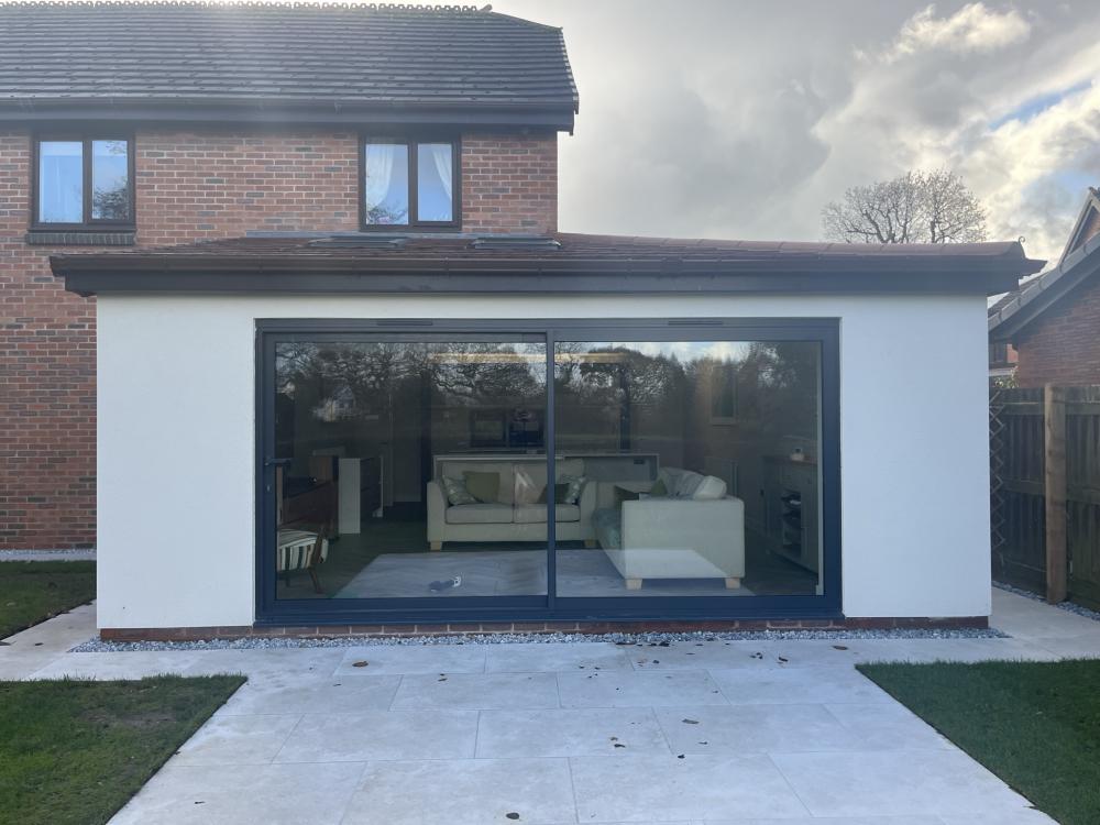 Single storey extension completed in Woodplumpton, Preston